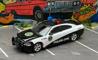 Greenlight 1:64 Hollywood Fast & Furious Rio Police Dodge Charger Loose