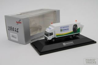 Herpa Mb Atego Koffer „euromaster Lkw - Pannenservice“ 295925 /h11960