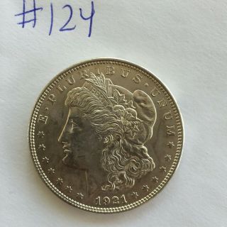 124 1921 1921p 1921 - P Morgan Liberty Head Silver Dollar 90 Philadelphia
