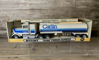Vintage Nylint Usa Carlin Trans Tanker Steel Semi Truck Nib