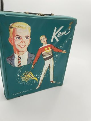 Vintage Ken Doll 1963 Mattel,  Inc.  Carrying Case With Dolls And Accessories