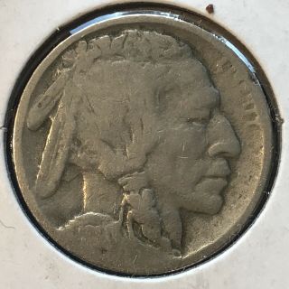 1914 D Buffalo Nickel 5c Rare Key Date Better Grade 12635