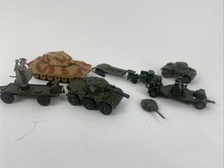 Corgi Saladin Armoured Car King Tiger Dinky Military Vintage Toys