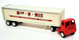 Winross Usa Vintage P.  I.  E Pacific Intermountain Express Big Rig Box Trailer Toy