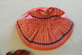 Vintage Betsy McCall doll 1958 A Day at the Ranch Square Dance Dress 2