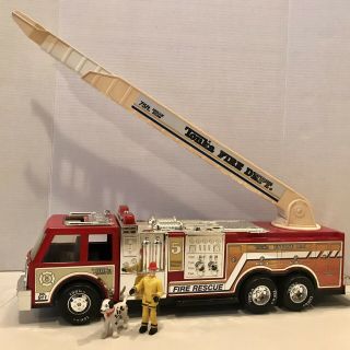 Tonka Fire Rescue Engine No 5 With Figures Vintage 1993 Lights And Sound