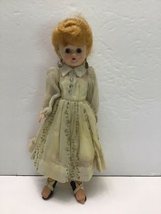 Vintage Vogue Jill Doll In Tagged Outfit Dress Shoes Jan
