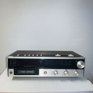 Vintage Ssx Digital Clock Am/fm Radio 8 Track Player 8 - Track Tape