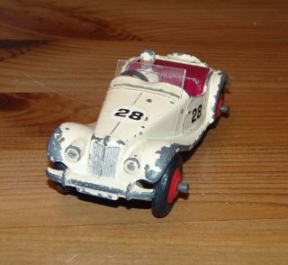 Dinky 108 Mg Midget (competition) Cream Racing Number 28 Model (09196)