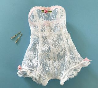 Vintage Doll Clothes: Madame Alexander Lace Teddy & Jewelry For Cissy