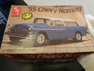 Amt Ertl 55 Chevy Nomad 3 In 1 Car 1/25 Scale Plastic Model Kit