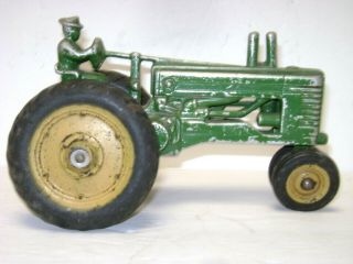 Vintage Diecast John Deere A Farm Tractor & Carter Tru - Scale Disk Maybe Eska 2