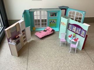 Vintage Mattel Barbie My Perfect House Fold Out Away And Accessories Rare