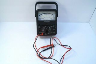 Vintage Radio Shack Micronta 22 - 210 Multimeter Ac Dc Ohms W/cables