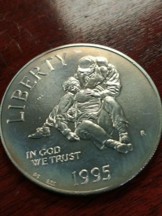 1995 P Silver Dollar Civil War