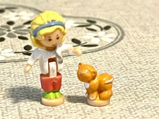 Vintage Polly Pocket Pet Surgery On The Go Doll & Kitten - 1996