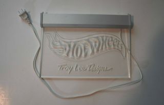 Hot Wheels Troy Lee Designs acrylic light up sign 2