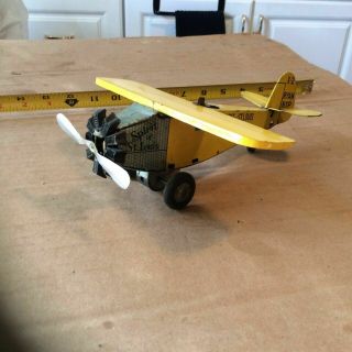 Old Vintage Toy Airplane.  Spirit Of St Louis.  Httc Made In Japan.  $$$
