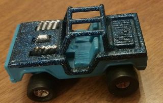 Vintage 1970s Tonka Toys Mini Tote Blue Metal Flake Ford Bronco 171 Ex
