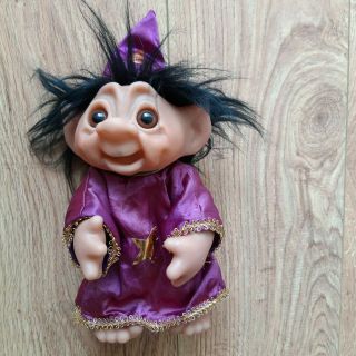 Vintage Thomas Dam 1977 Wizzard Troll Doll 8 Inch Tall With Hat