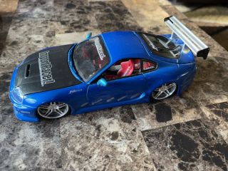 Jada Toyota Supra Import Racer 1:24 Scale Blue