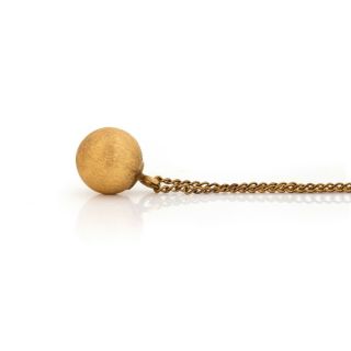Antique Vintage Art Deco 14k Gold Filled GF Florentine Beaded Necklace 1.  4g 3