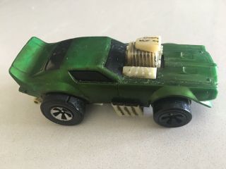 Vintage 1970 Mattel Hot Wheels Sizzlers Redline Green Car Toy Mexico Rare