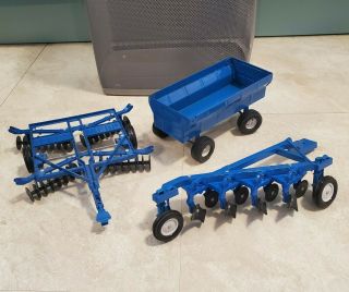 Ertl Ford Model 7710 Blue Toy Tractor 1:16 Diecast Accessories Parts Only - Rare