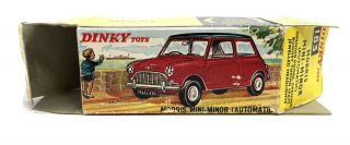 Dinky Toys 183 Morris Mini Minor Box Only.