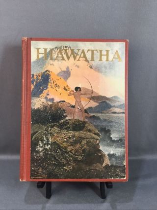 Antique Illustrated Book The Song Of Hiawatha Longfellow Frederic Remington 1908