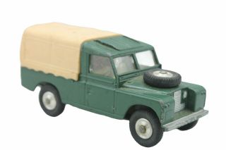 Vtg Corgi Toys Land Rover 109 W.  B.  Green Made In Great Britain