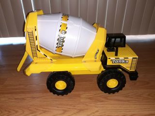 Vintage Tonka Cement Mixer Truck Metal And Plastic Large