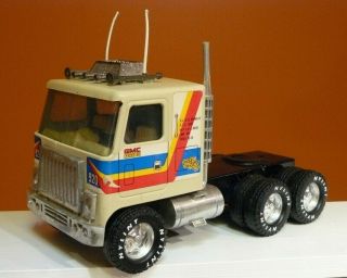 Vintage 1970s Nylint Pressed Steel Gmc Astro 95 Cabover Semi Cab
