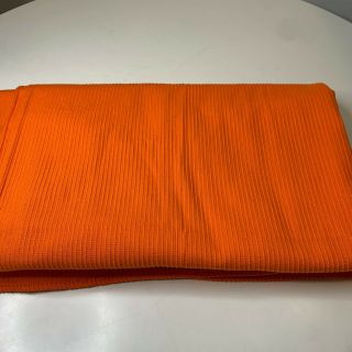 Vintage Bedspread Coverlet Orange Ribbed Size Full Fashion Manor No Iron Usa