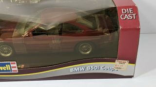 Revell BMW 850i Coupe Maroon 1:18 Scale Diecast 8690 3