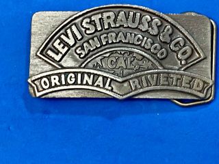 Different Rare,  Levis Strauss And Co Riveted Belt Buckle By Bergamot