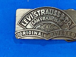 DIFFERENT Rare,  Levis Strauss and Co Riveted Belt Buckle by Bergamot 2