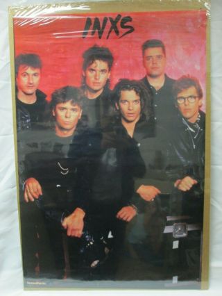 Inxs Rock And Roll Vintage Poster Garage 1986 Cng49