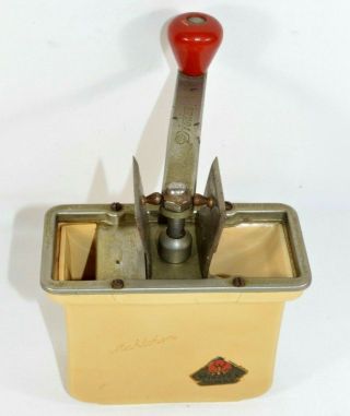 Vtg Antique Pe De Dienes Mokka Portable Hand Crank Coffee Grinder Rare Model