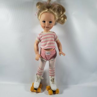 Vintage 1980s Tomy Hang Ten Kimberly Roller Skate 17 " Tall Doll Rare Cute Toy