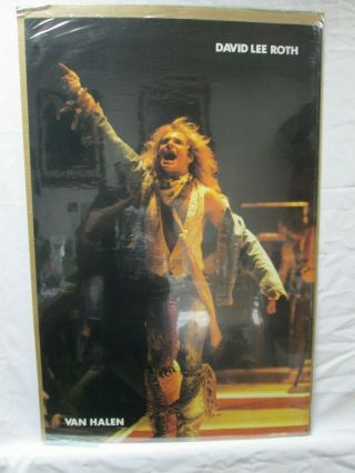 David Lee Roth Van Halen Rock Vintage Poster Garage 1983 Cng70
