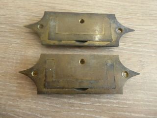 Rare Antique Carrying Handles For Fusee Marine Chronometer Case