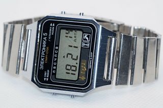 Ussr Elektronika 5 (29367) Digital Wrist Watch