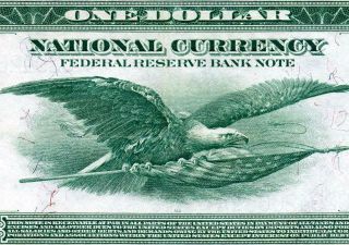 Hgr Sunday 1918 $1 Green Eagle ( (absolutely Gorgeous))  Appears Near Uncirculated