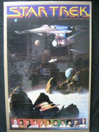 Star Trek Movie Space Tv Vintage Poster Bar Garage Man Cave 1979 Cng2394