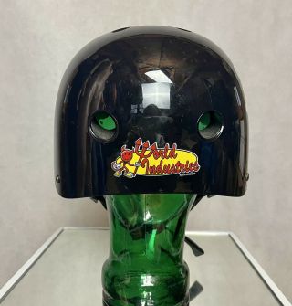 Vintage World Industries Wet Willy Flame Boy Gangster Skateboard Helmet L/XL 2
