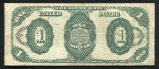 FR.  352 1891 $1 ONE DOLLAR “STANTON” TREASURY NOTE VERY FINE 2