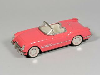 Vintage 1953 Red Chevrolet Corvette Friction Toy Car - Mf317