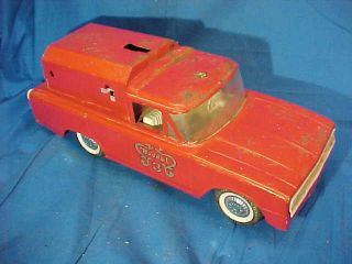 1963 Buddy L Ford Station Wagon Fire Rescue Type Truck
