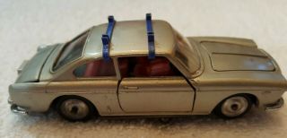 Mercury Toys / Lancia Flavia Coupe / Silver / Made In Italy / Scale 1:43